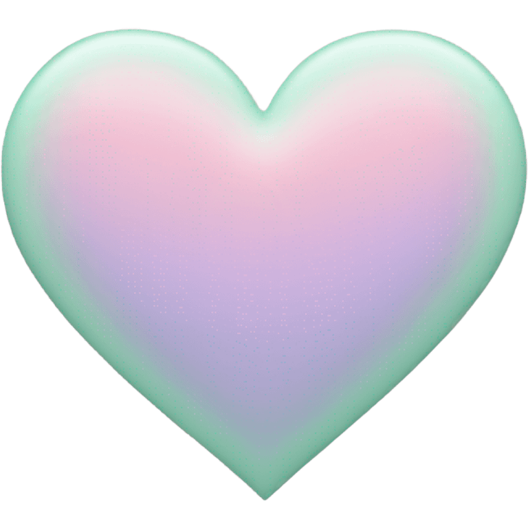 Pastel heart emoji