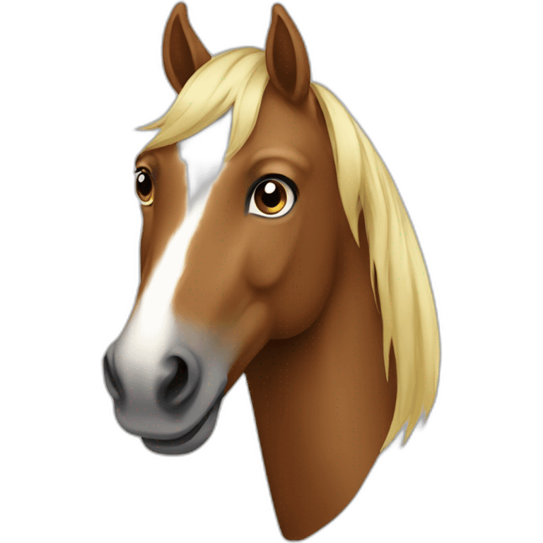 see horse emoji