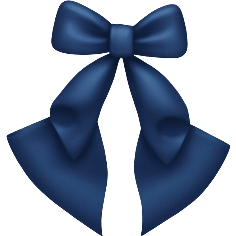 navy blue bow emoji