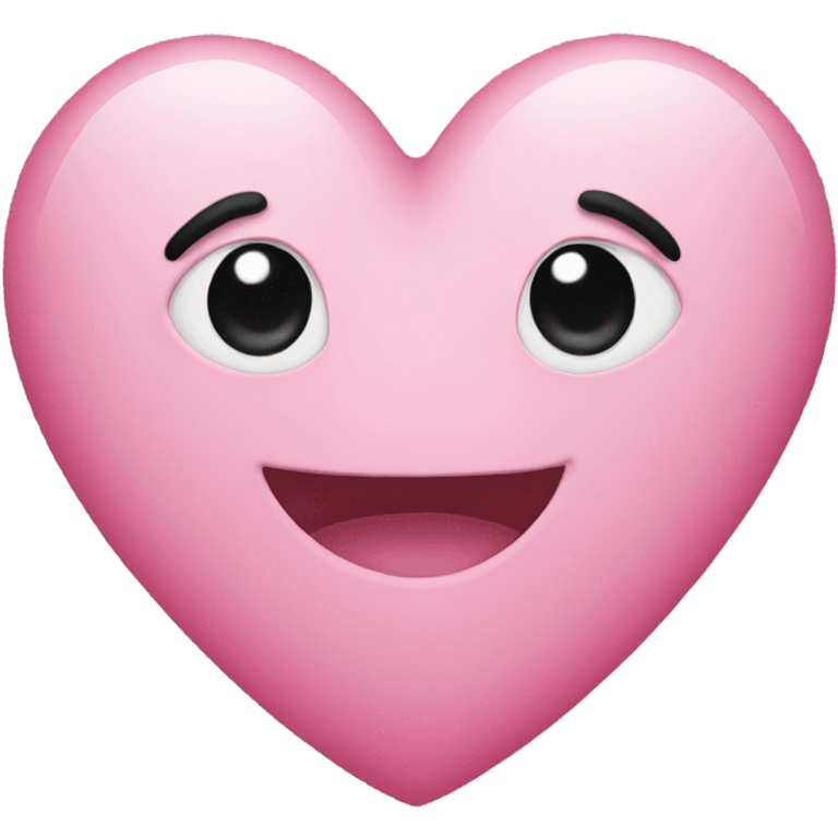 Pink heart  emoji