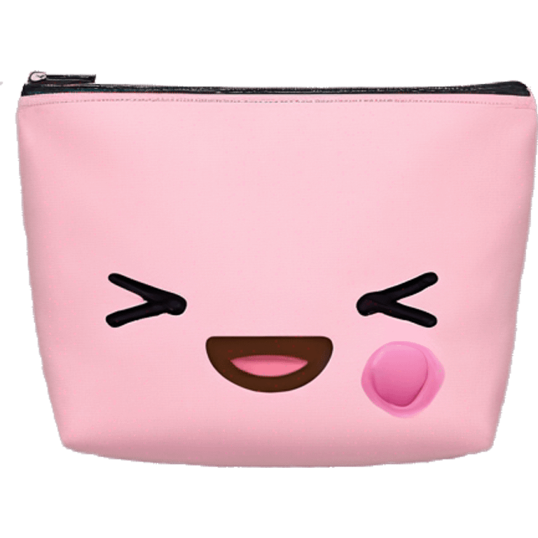  pink makeup bag emoji