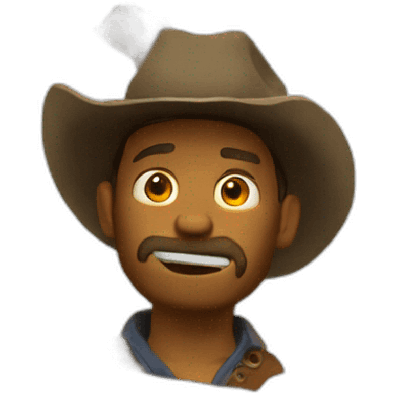 unhinged-cowboy emoji