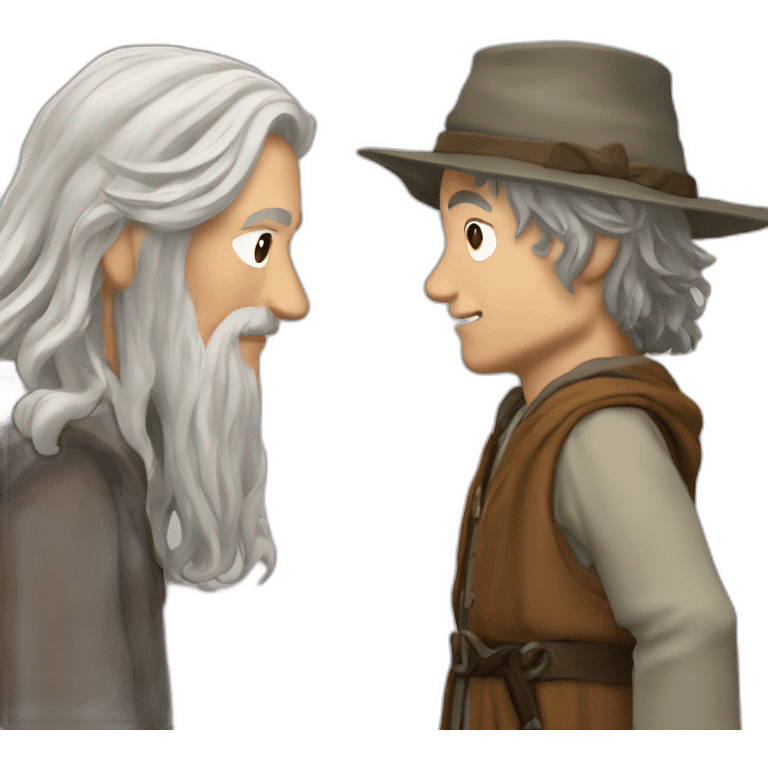 gandalf dealing with frodo emoji