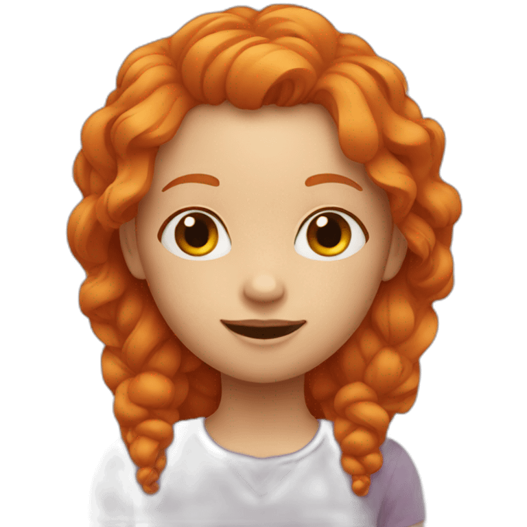 ginger girl emoji