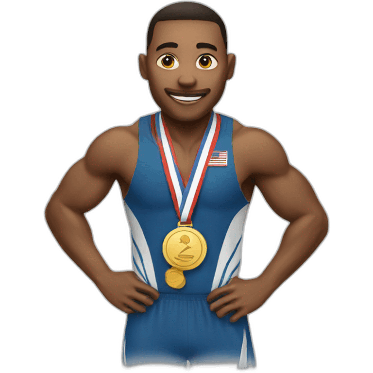 champion with medal emoji