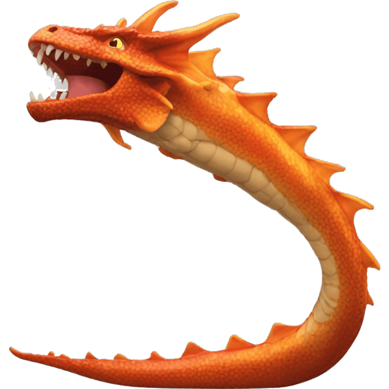 Dracaufeu qui mange emoji