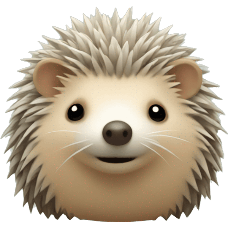 hedgehog with flowers instead of needles emoji