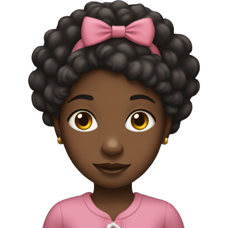 little black girl emoji