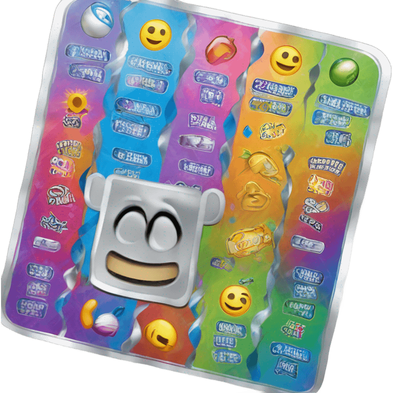 Scratch-off lottery ticket emoji