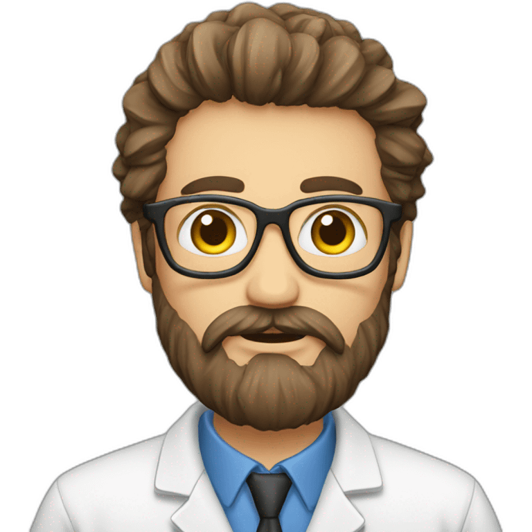 scientist-with-beard-with-owl emoji