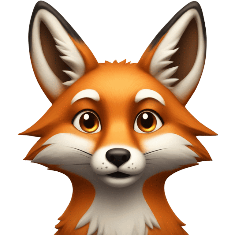 thinking fox emoji