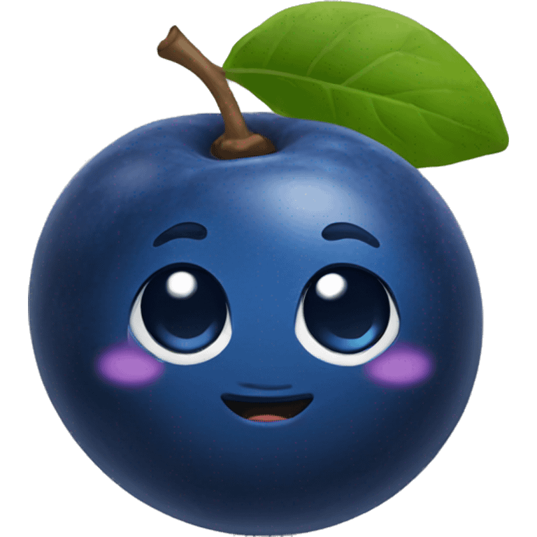 Blueberry emoji