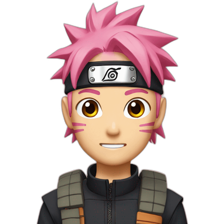 Naruto with Pink hair emoji