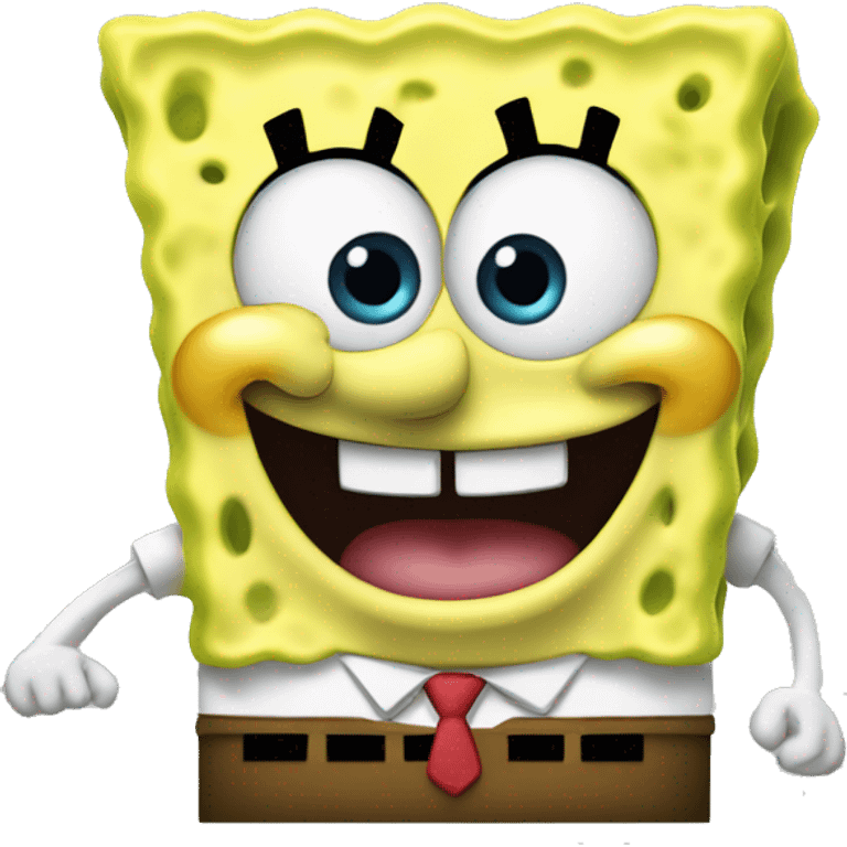 really happy spongebob  emoji