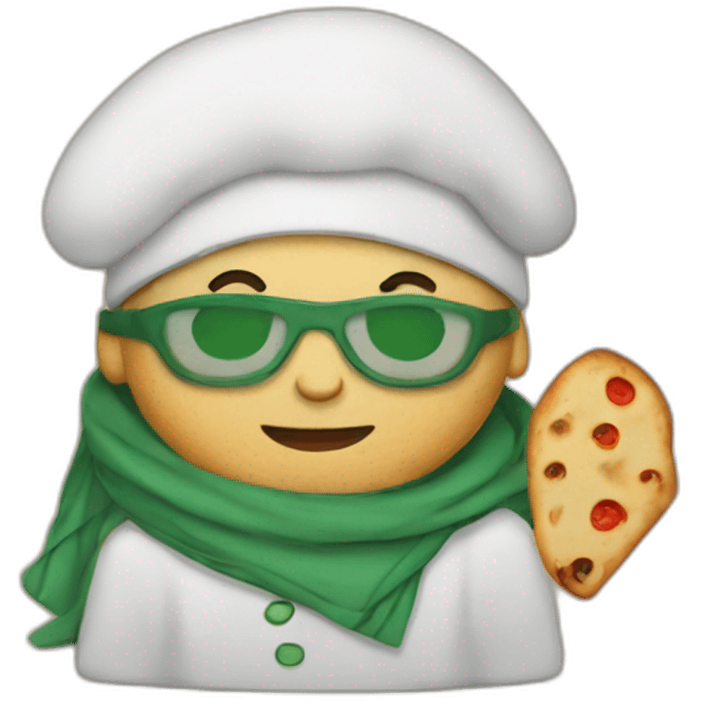 Red naan emoji