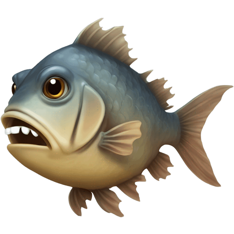 Ugly fish emoji