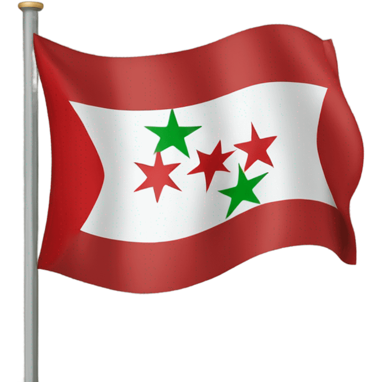 Flag of the Syrian revolution  emoji