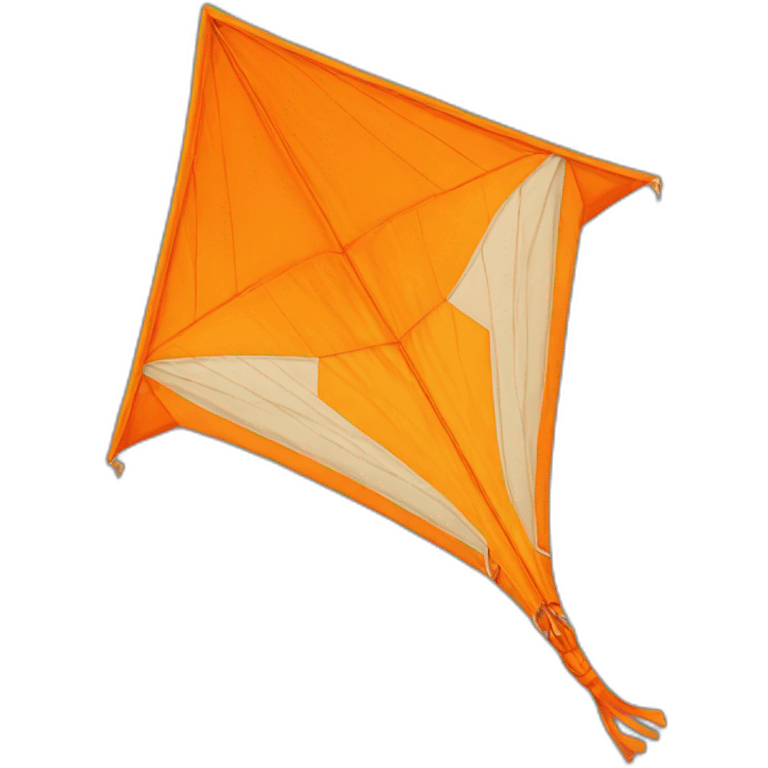 orange kite emoji