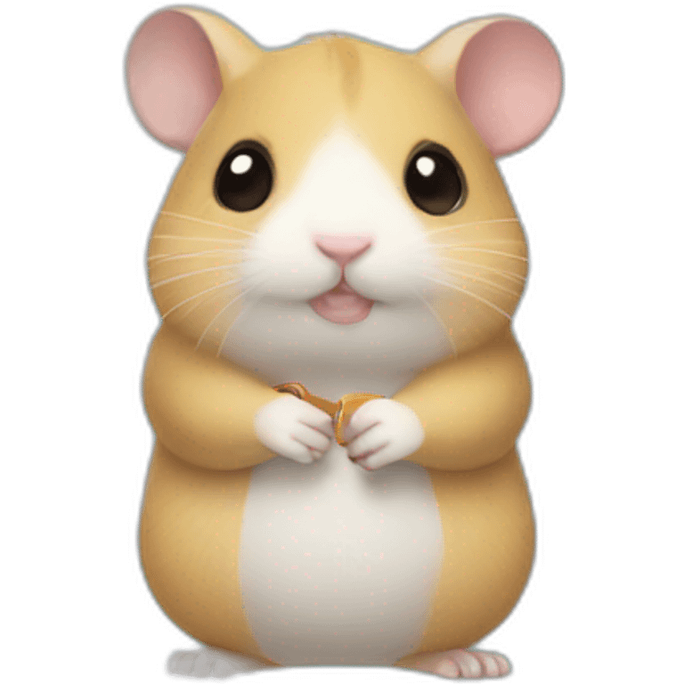 hamster with an umbrella emoji