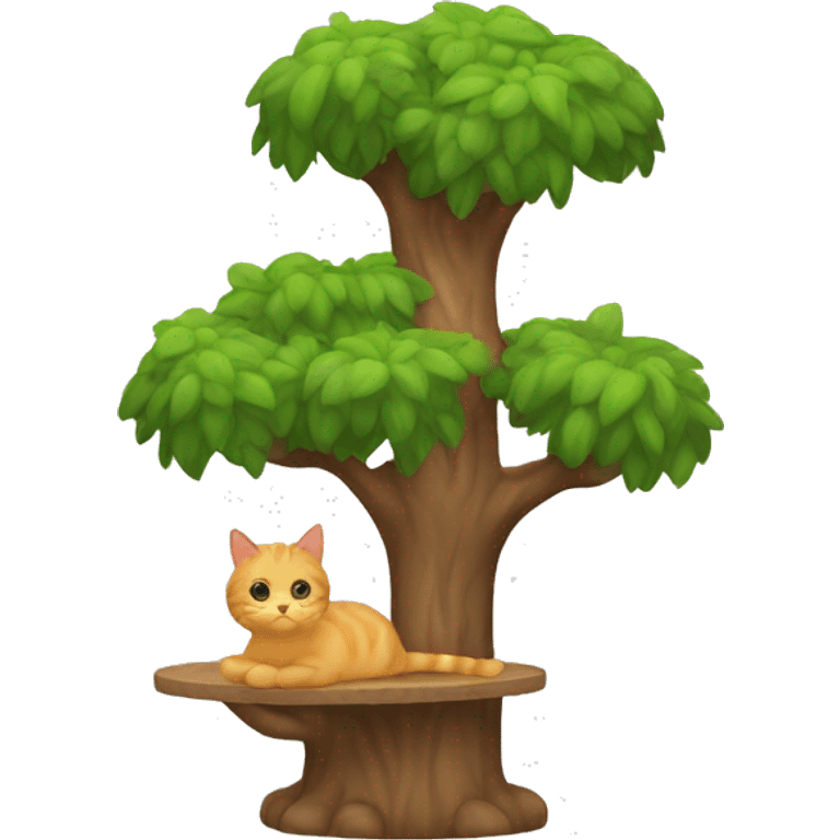 Cat tree emoji