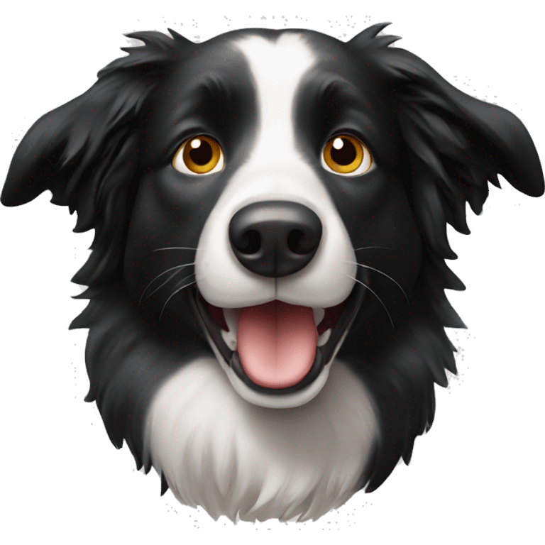 Border collie dog emoji