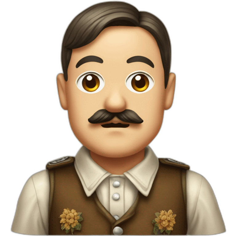 Adolf Hitler in Oktoberfest Clothes emoji