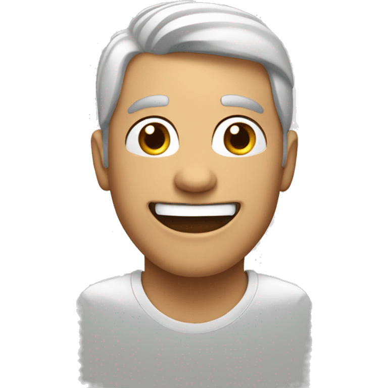 a very happy man emoji