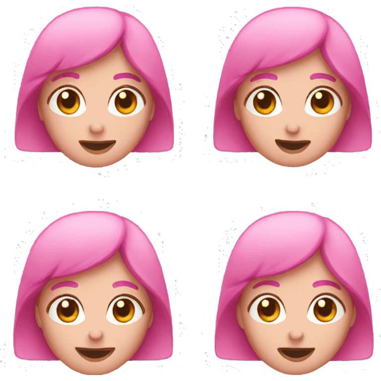 Pink emojis  emoji