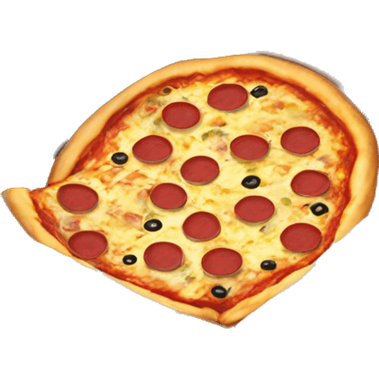 Pizza in a box  emoji