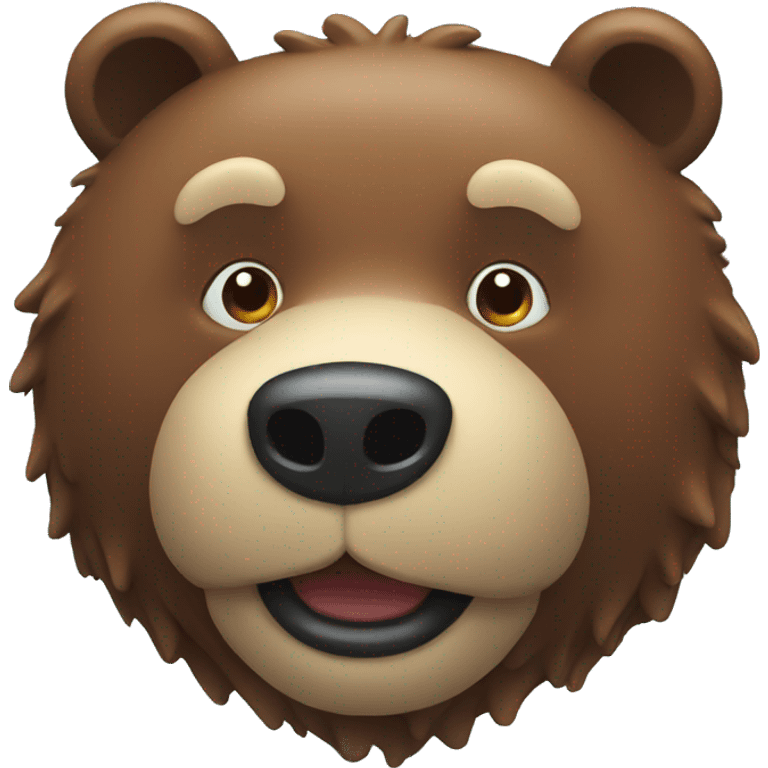 swimming bear emoji