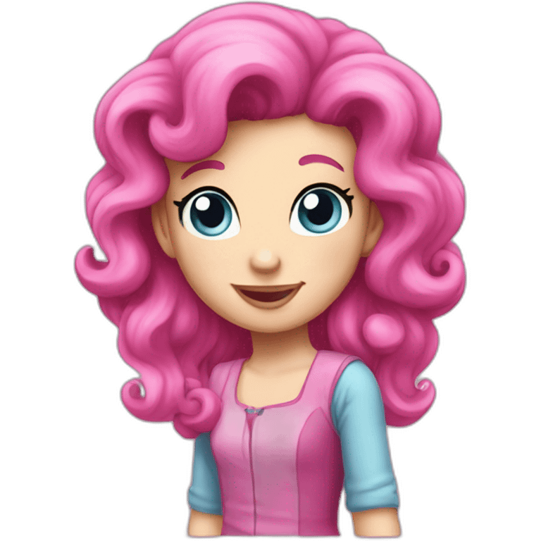 Pinkie pie girl emoji