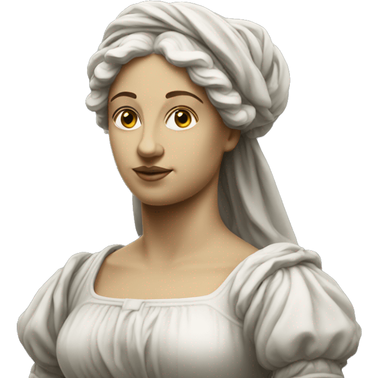 Renaissance women statue  emoji