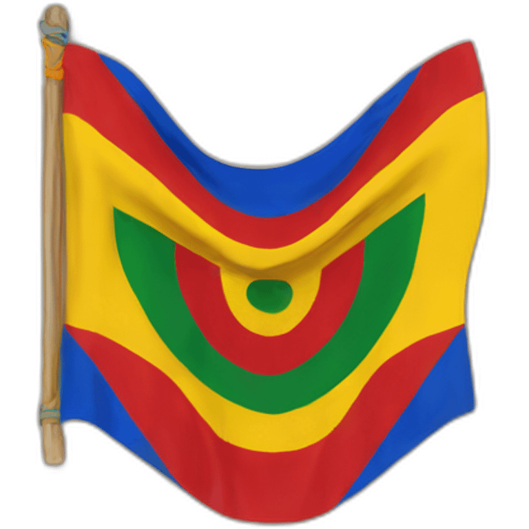 Drapeau kabyle emoji