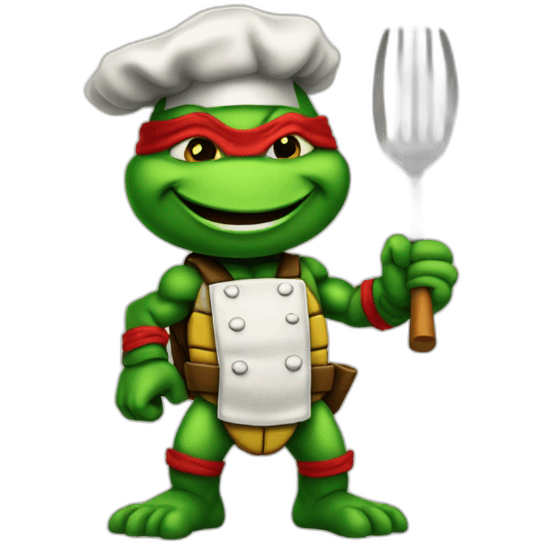 teenage mutant ninja turtles chef emoji