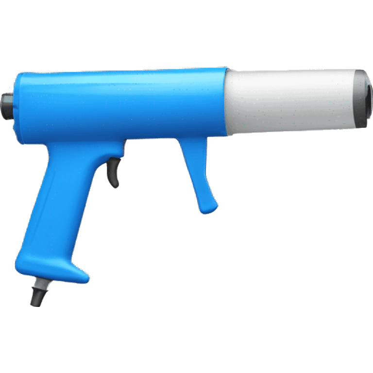 blue caulk gun emoji