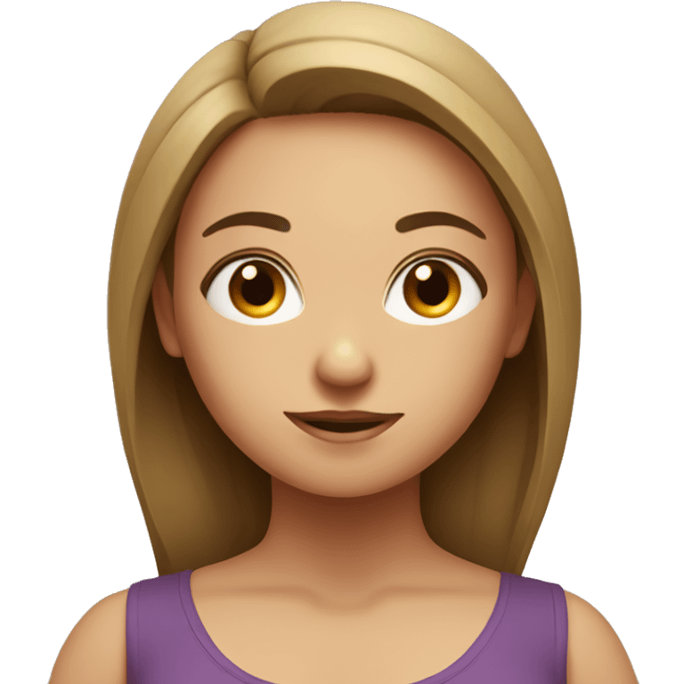 yoga girl emoji