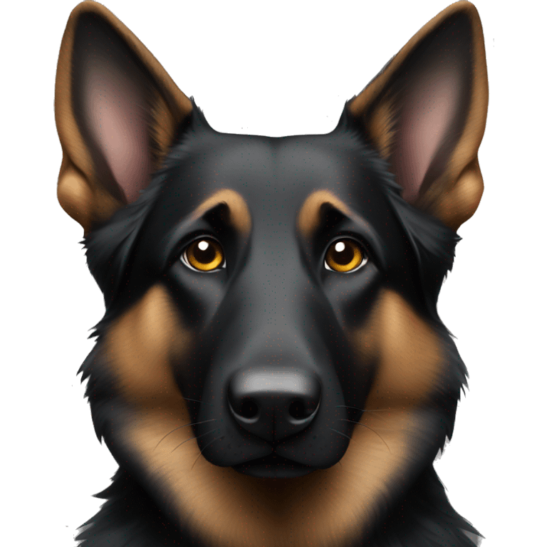 black-german-shepherd emoji