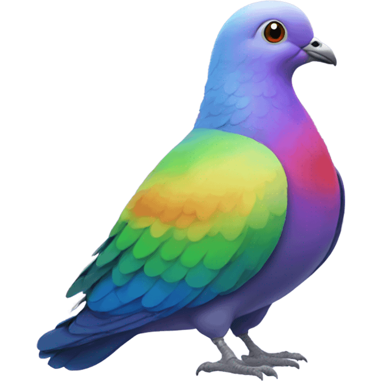 Rainbow pigeon  emoji