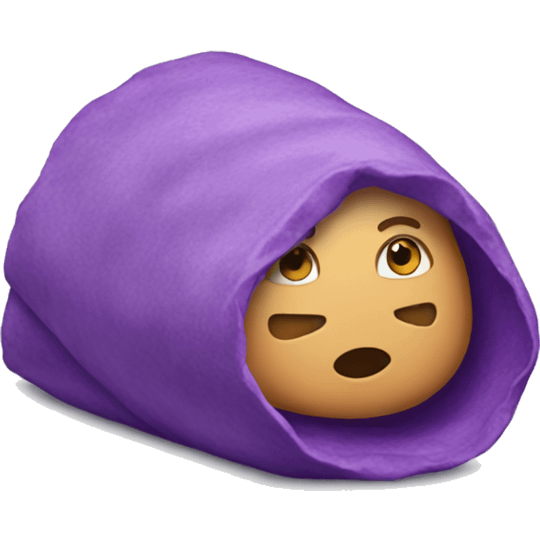 Purple burrito emoji