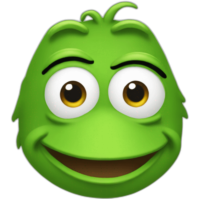 Kermit face emoji