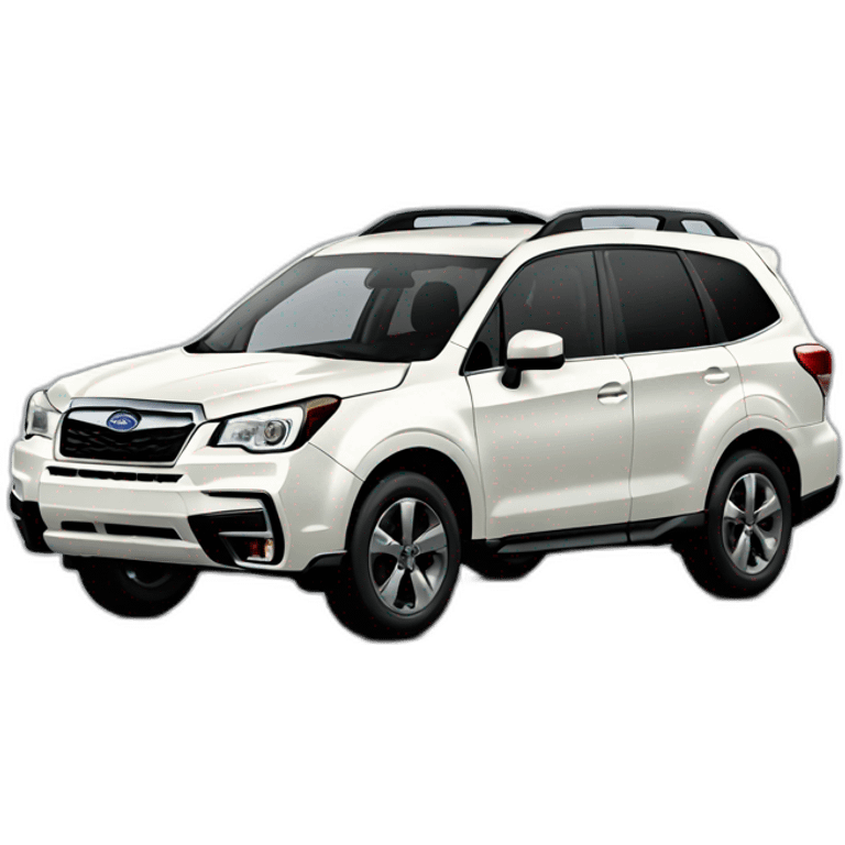 Subaru forester white emoji