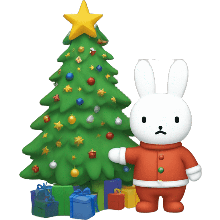 Miffy Christmas  emoji