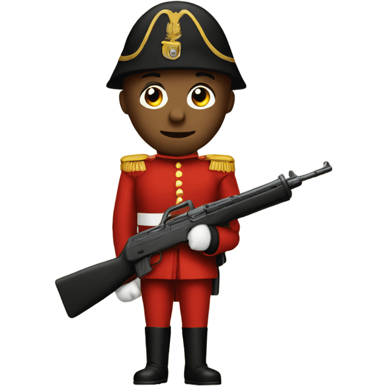 red toy soldier emoji