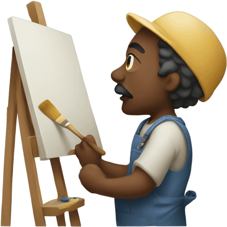 Painter painting  emoji