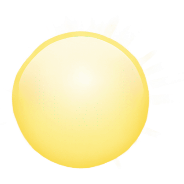 Sun up emoji