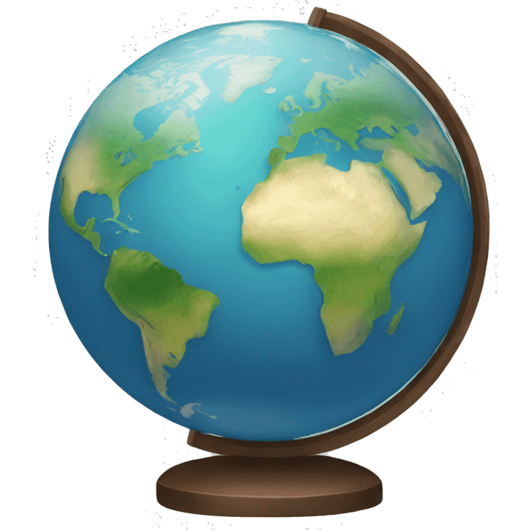 World globe south america emoji