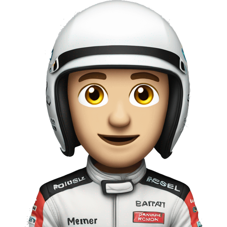 George Russel F1 Driver emoji in his Mercedes race suit  emoji