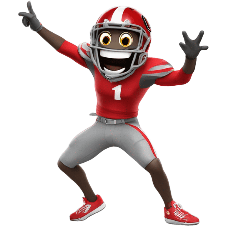 OSU Buckeyes mascot dancing emoji