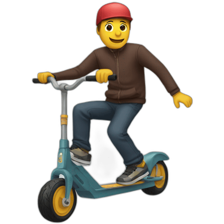 Trottinette freestyle emoji