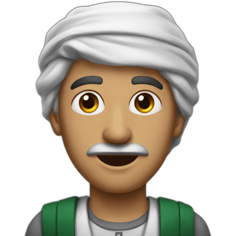 muislum man in Palestine emoji